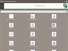 Tablet Screenshot of amt-doebern-land.de